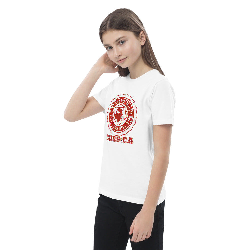 T-shirt en coton bio enfant Corsica - Ochju Ochju Ochju Souvenirs de Corse T-shirt en coton bio enfant Corsica
