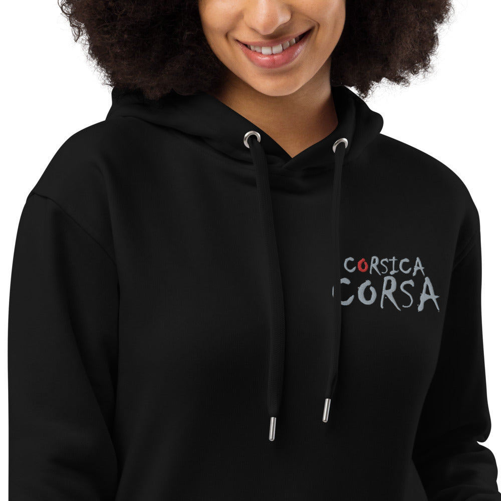 Sweat à capuche premium Corsica Corsa - Ochju Ochju Noir / XS Ochju Sweat à capuche premium Corsica Corsa