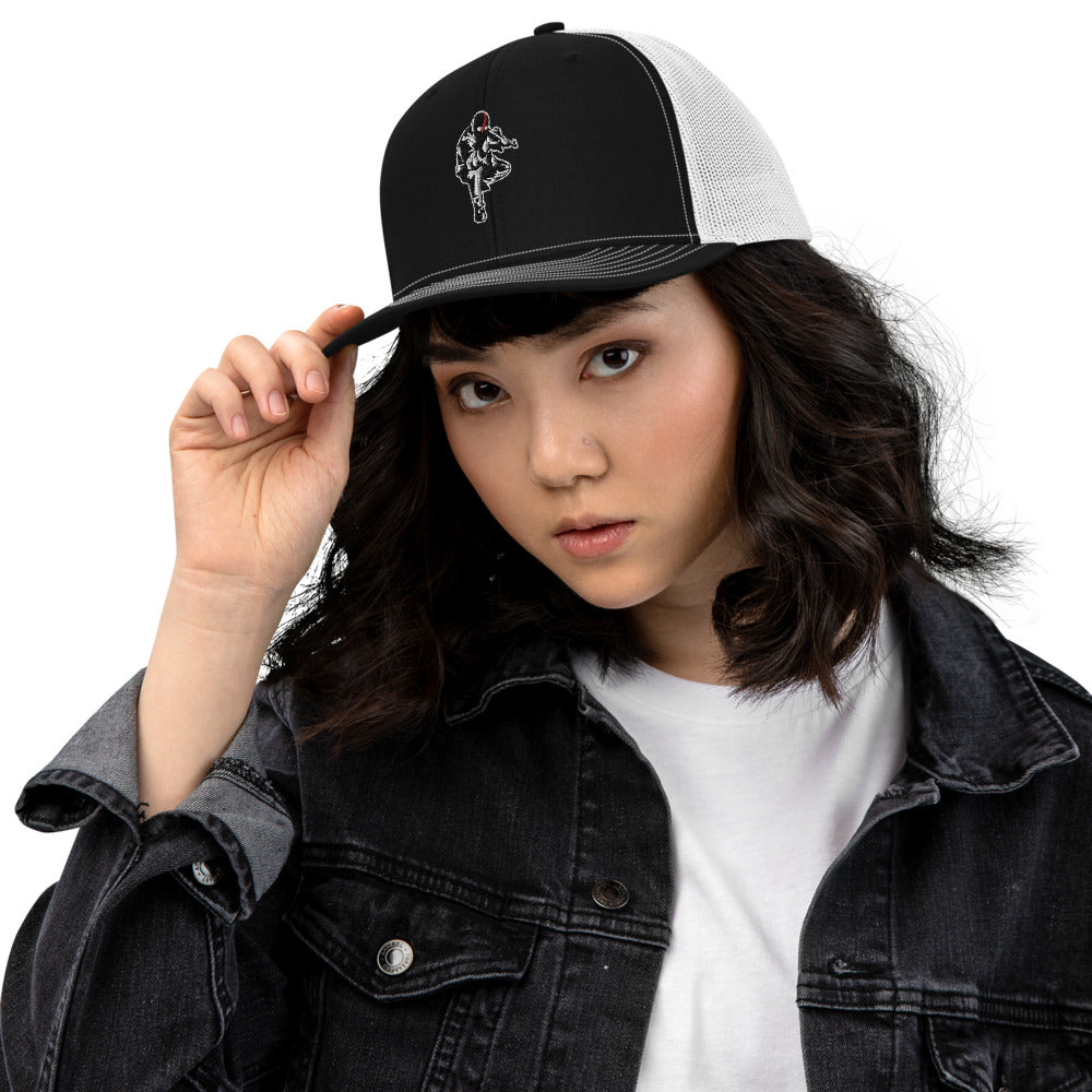 Casquette style trucker Ribellu Corsica - Ochju Ochju Black / White Ochju Casquette style trucker Ribellu Corsica