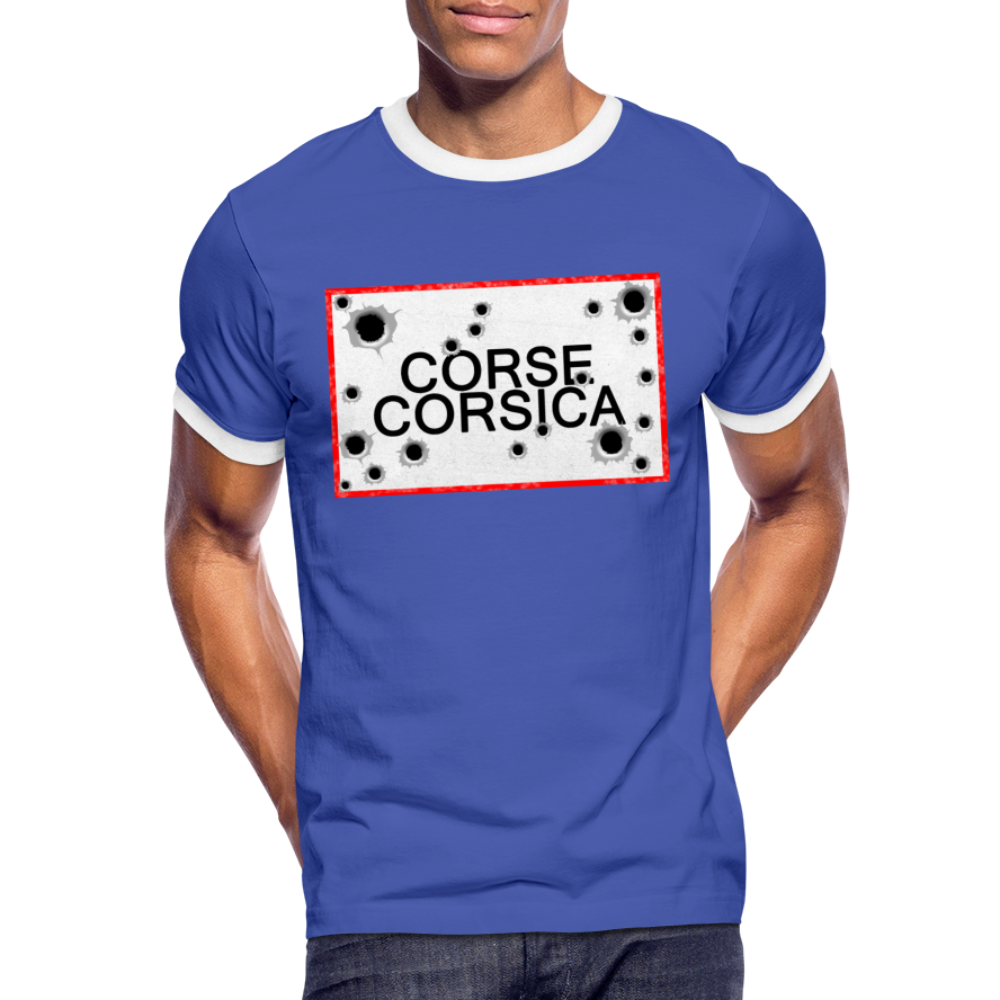 T-shirt Sport Corse/Corsica - Ochju Ochju bleu/blanc / M SPOD T-shirt contrasté Homme T-shirt Sport Corse/Corsica
