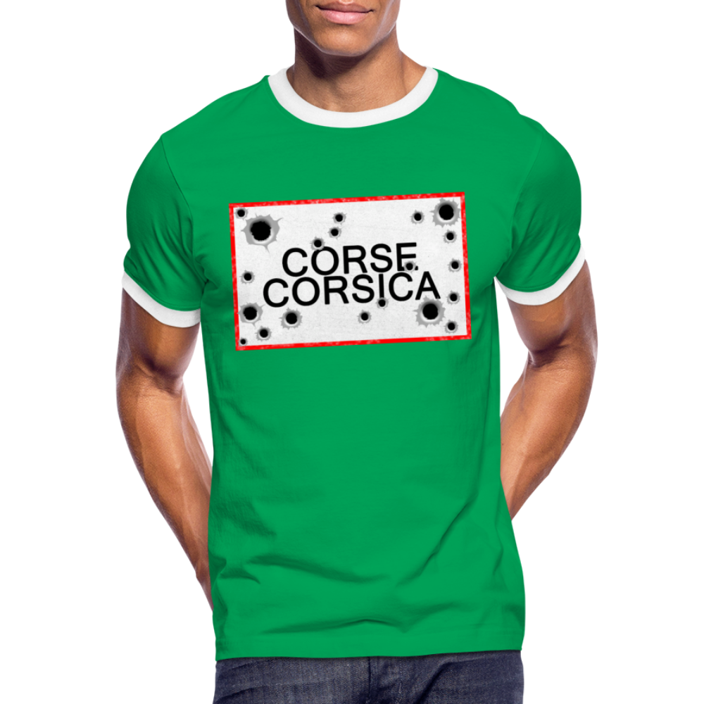 T-shirt Sport Corse/Corsica - Ochju Ochju vert/blanc / M SPOD T-shirt contrasté Homme T-shirt Sport Corse/Corsica