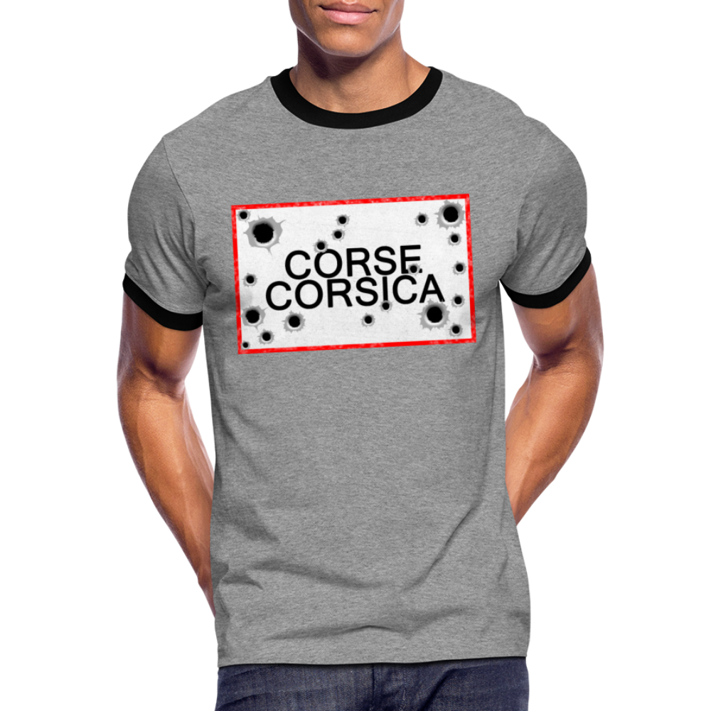 T-shirt Sport Corse/Corsica - Ochju Ochju gris chiné/noir / M SPOD T-shirt contrasté Homme T-shirt Sport Corse/Corsica