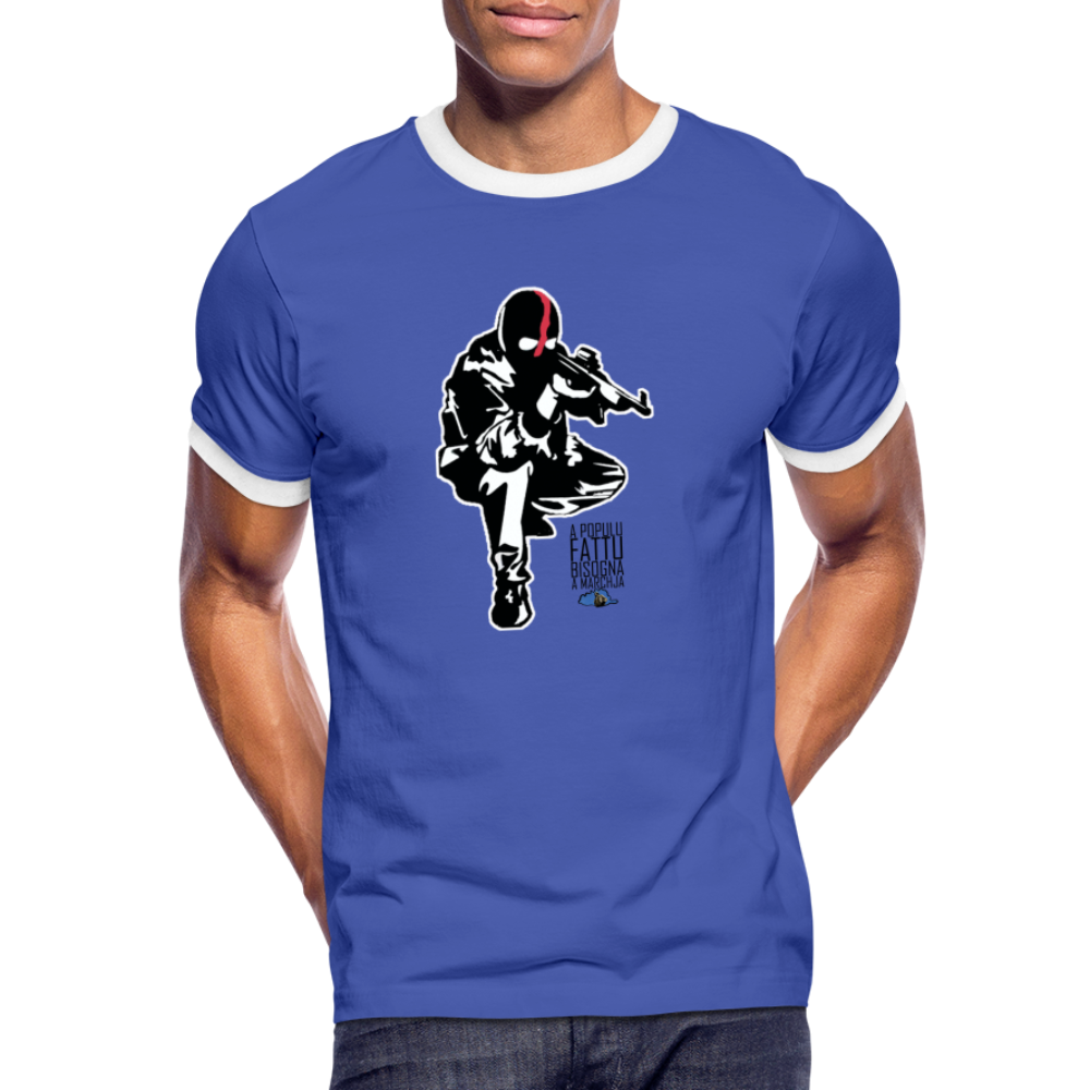 T-shirt Sport Ribellu - Ochju Ochju bleu/blanc / M SPOD T-shirt contrasté Homme T-shirt Sport Ribellu
