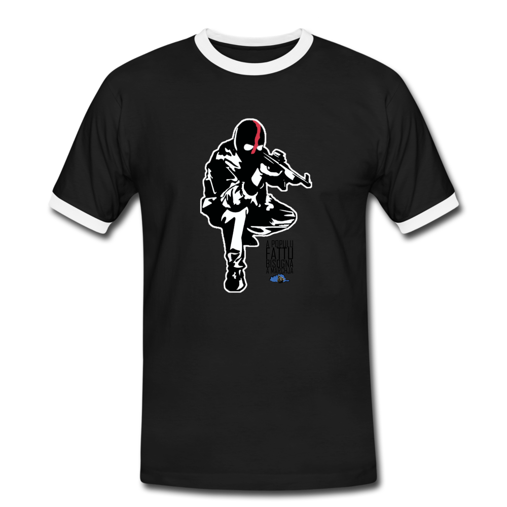 T-shirt Sport Ribellu - Ochju Ochju noir/blanc / M SPOD T-shirt contrasté Homme T-shirt Sport Ribellu