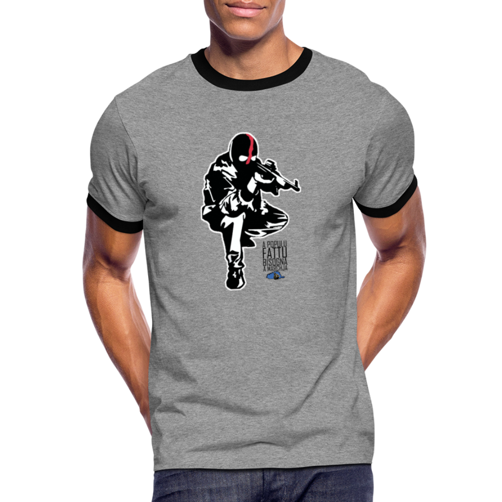 T-shirt Sport Ribellu - Ochju Ochju gris chiné/noir / M SPOD T-shirt contrasté Homme T-shirt Sport Ribellu