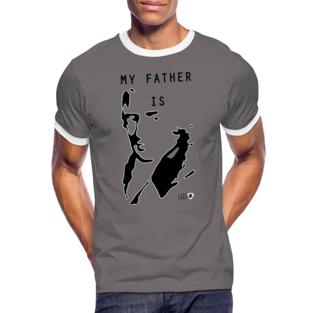 T-shirt Sport My Father is Paoli - Ochju Ochju gris souris/blanc / M SPOD T-shirt contrasté Homme T-shirt Sport My Father is Paoli