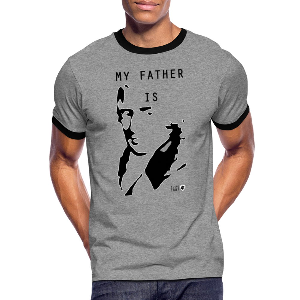 T-shirt Sport My Father is Paoli - Ochju Ochju gris chiné/noir / M SPOD T-shirt contrasté Homme T-shirt Sport My Father is Paoli