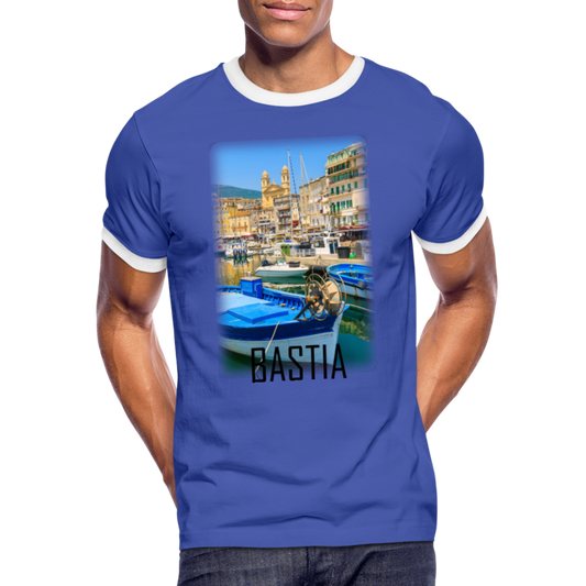 T-shirt Sport Bastia Corsica - Ochju Ochju bleu/blanc / M SPOD T-shirt contrasté Homme T-shirt Sport Bastia Corsica