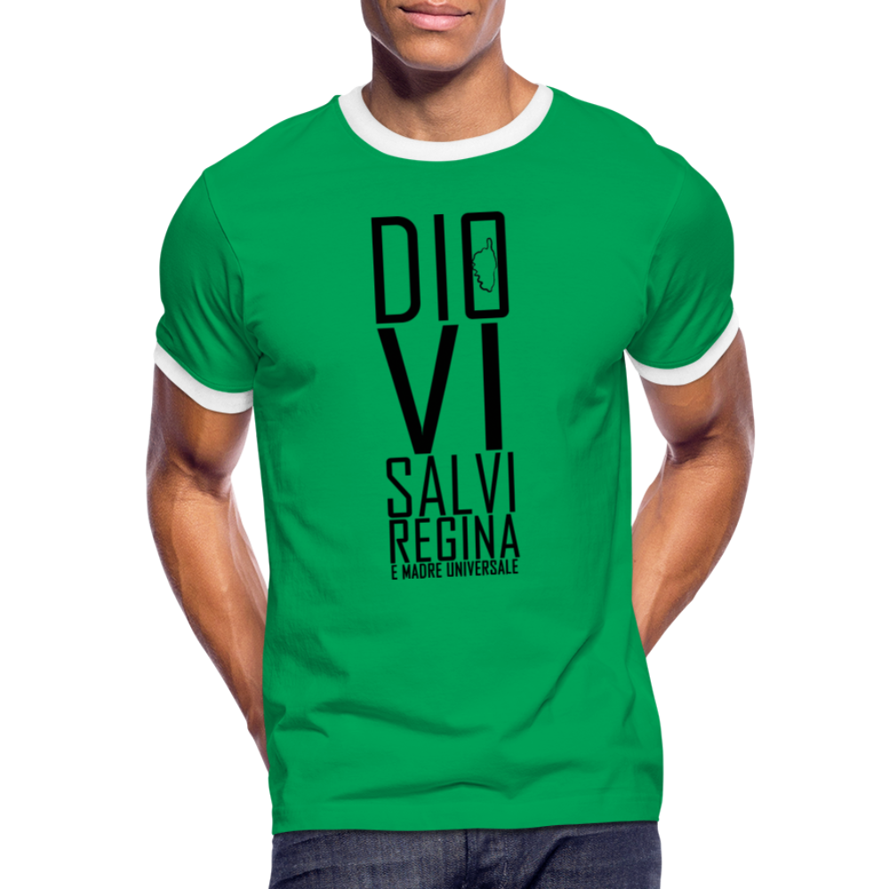 T-shirt Sport Dio Vi Salvi Regina - Ochju Ochju vert/blanc / M SPOD T-shirt contrasté Homme T-shirt Sport Dio Vi Salvi Regina