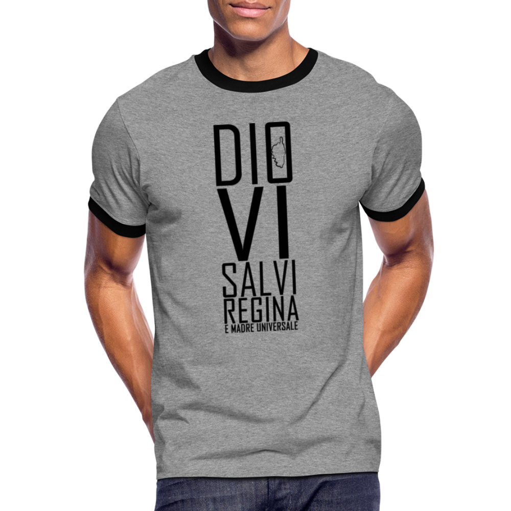 T-shirt Sport Dio Vi Salvi Regina - Ochju Ochju gris chiné/noir / M SPOD T-shirt contrasté Homme T-shirt Sport Dio Vi Salvi Regina