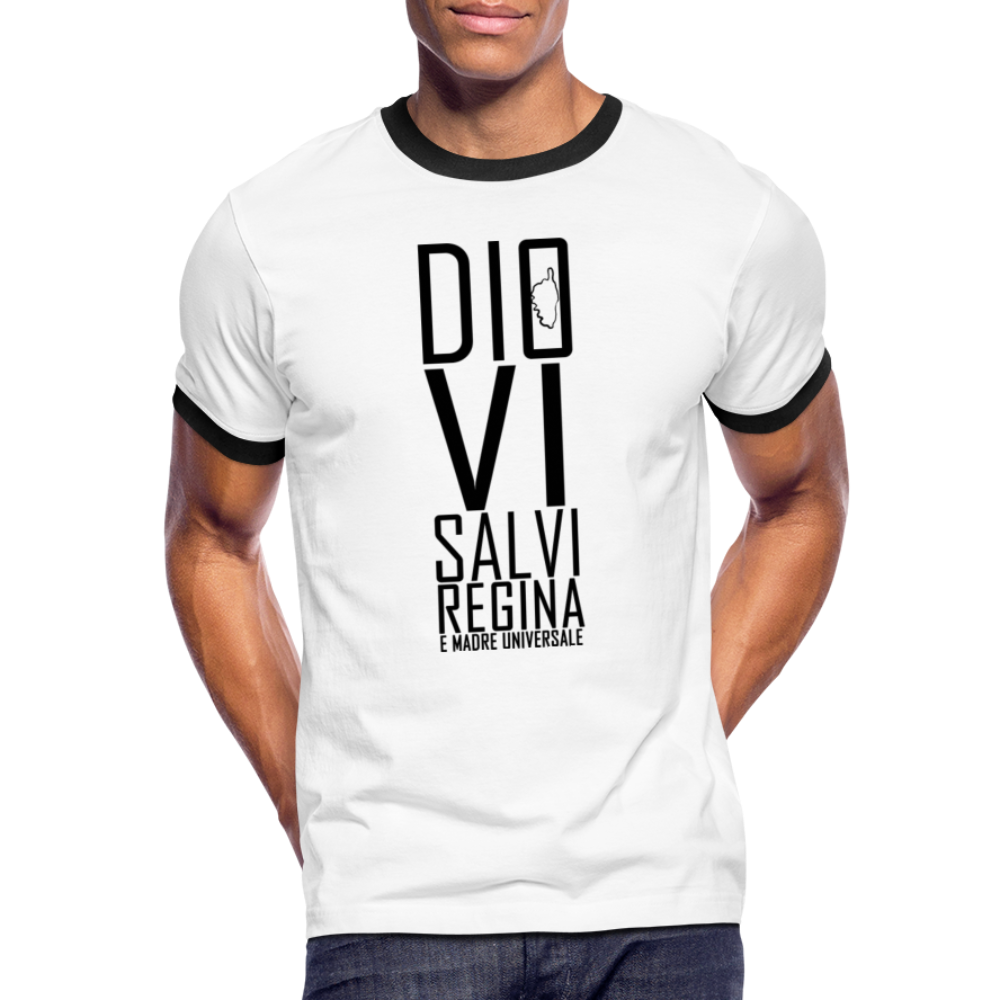 T-shirt Sport Dio Vi Salvi Regina - Ochju Ochju blanc/noir / M SPOD T-shirt contrasté Homme T-shirt Sport Dio Vi Salvi Regina