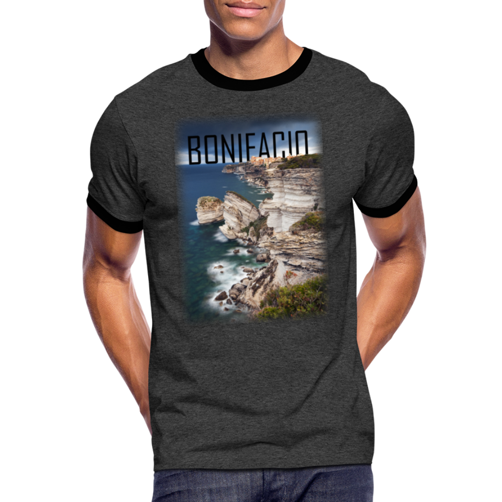 T-Shirt Sport Bonifacio Corsica - Ochju Ochju anthracite/noir / M SPOD T-shirt contrasté Homme T-Shirt Sport Bonifacio Corsica