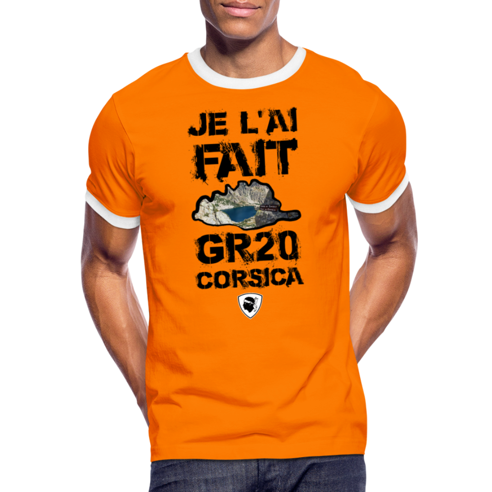 T-shirt Sport GR20 Corsica - Ochju Ochju SPOD T-shirt contrasté Homme T-shirt Sport GR20 Corsica