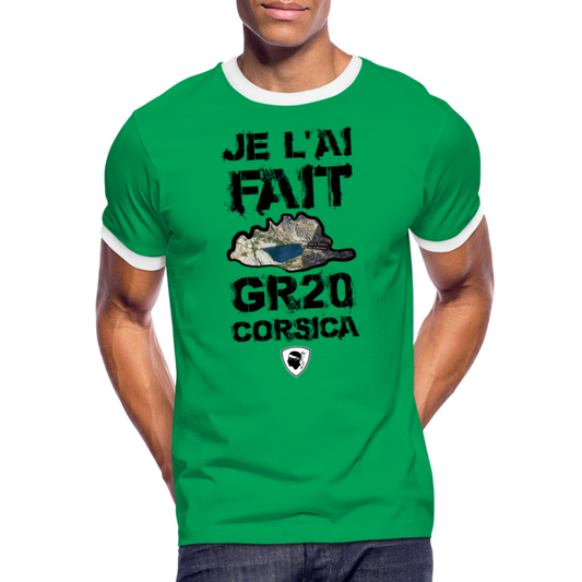 T-shirt Sport GR20 Corsica - Ochju Ochju SPOD T-shirt contrasté Homme T-shirt Sport GR20 Corsica