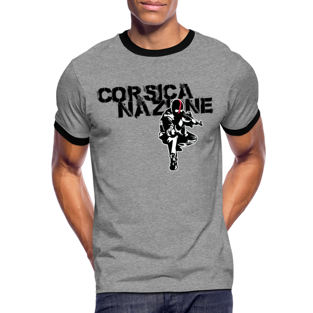 T-shirt Sport Corsica Nazione Ribellu - Ochju Ochju SPOD T-shirt contrasté Homme T-shirt Sport Corsica Nazione Ribellu