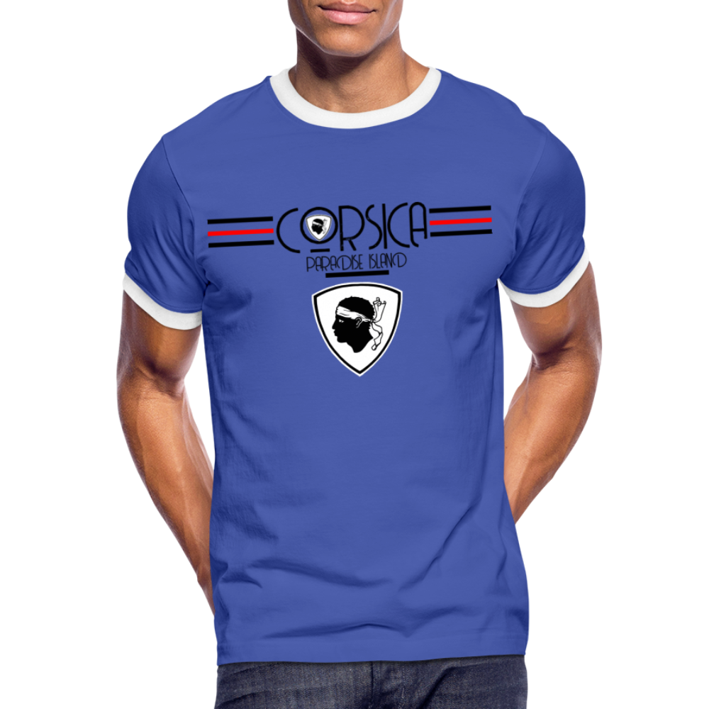 T-shirt Sport Corsica Paradise Island - Ochju Ochju bleu/blanc / M SPOD T-shirt contrasté Homme T-shirt Sport Corsica Paradise Island