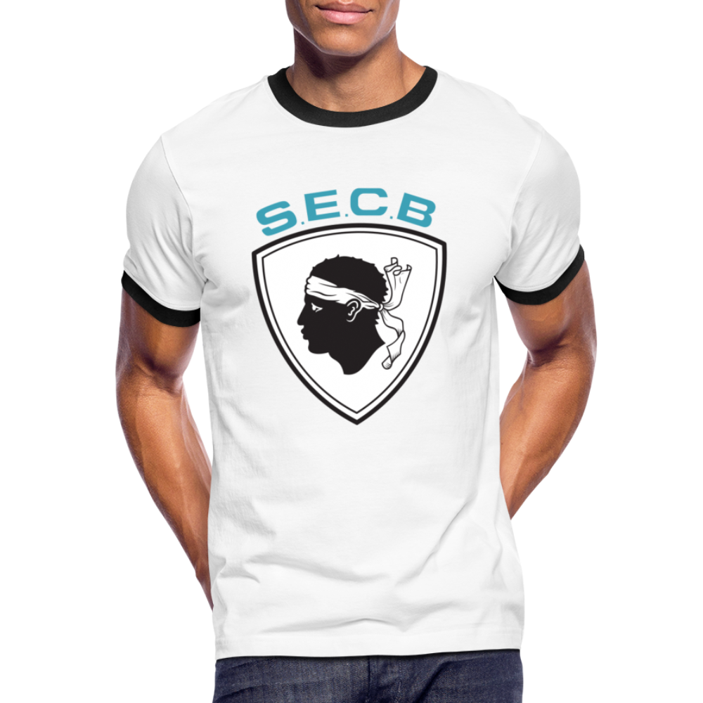 T-shirt SEC Bastia Tête de Maure - Ochju Ochju blanc/noir / M SPOD SEC Bastia T-shirt SEC Bastia Tête de Maure
