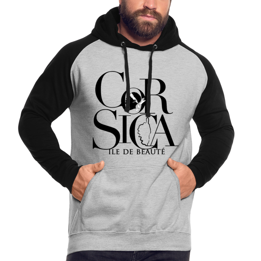 Sweat-shirt baseball Corsica Île de Beauté - Ochju Ochju SPOD Sweat-shirt baseball unisexe Sweat-shirt baseball Corsica Île de Beauté