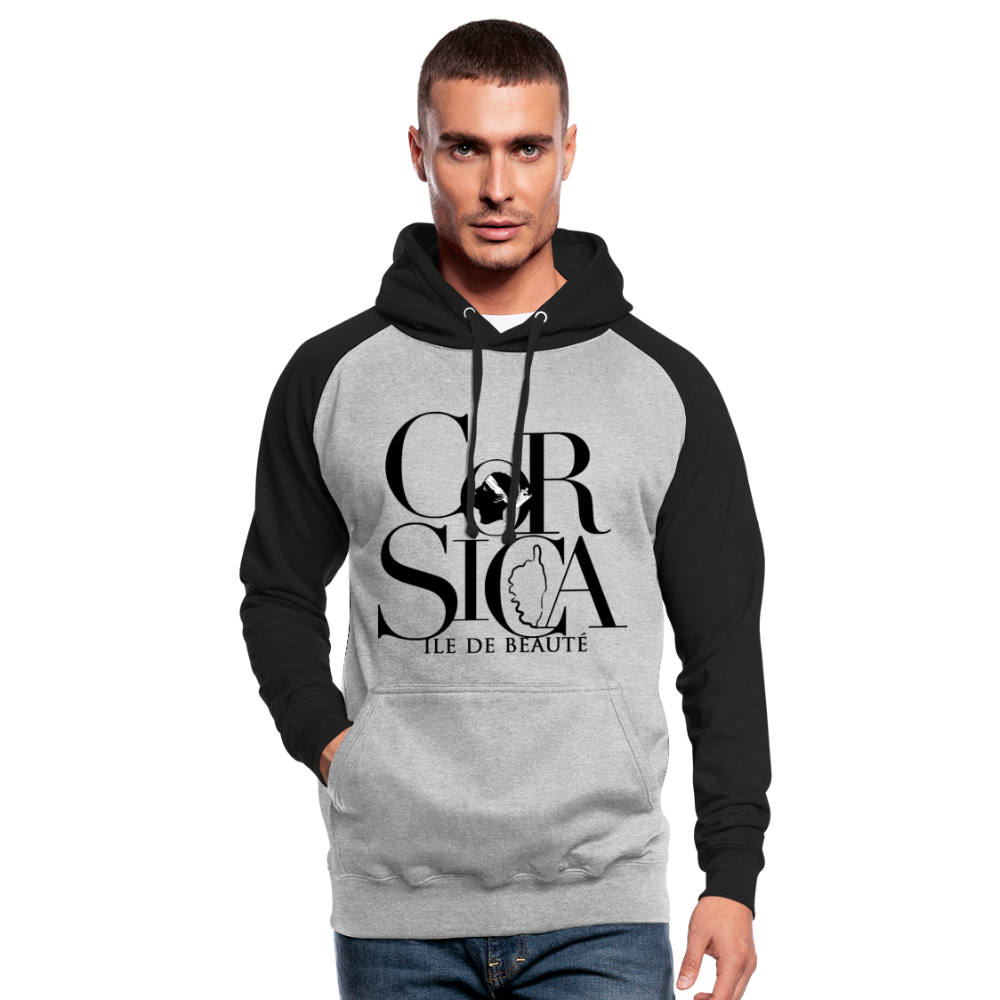 Sweat-shirt baseball Corsica Île de Beauté - Ochju Ochju SPOD Sweat-shirt baseball unisexe Sweat-shirt baseball Corsica Île de Beauté