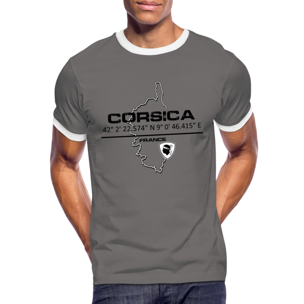 T-shirt Sport GPS Corsica - Ochju Ochju SPOD T-shirt contrasté Homme T-shirt Sport GPS Corsica