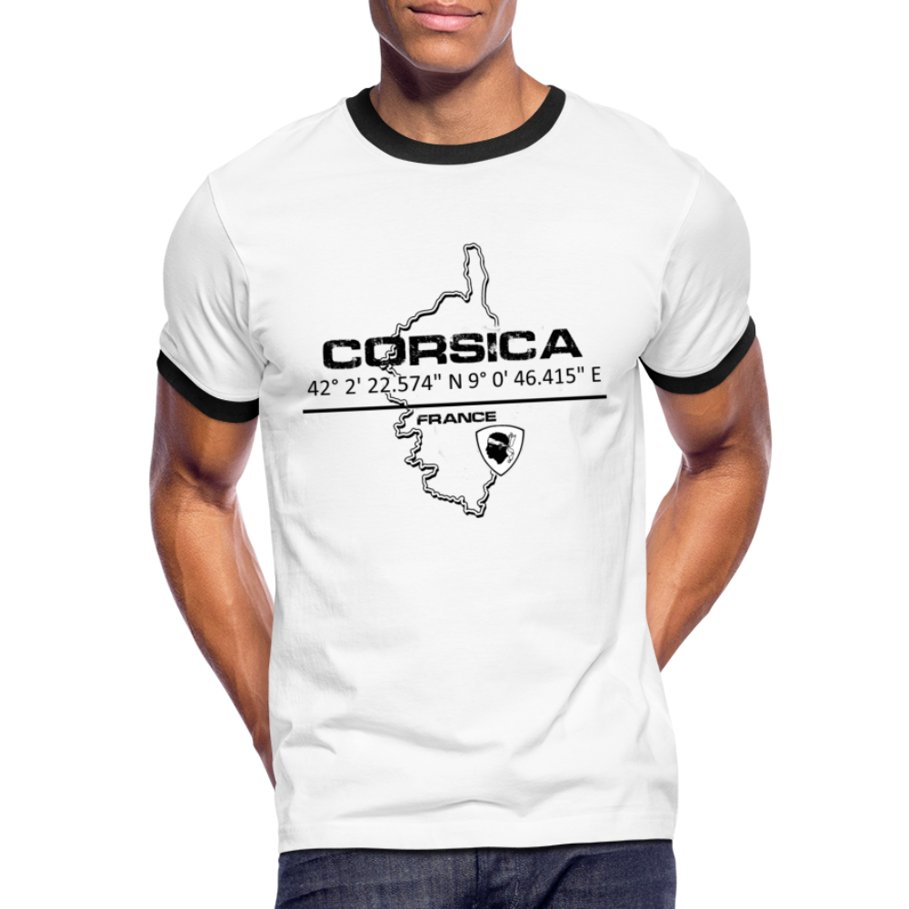 T-shirt Sport GPS Corsica - Ochju Ochju blanc/noir / M SPOD T-shirt contrasté Homme T-shirt Sport GPS Corsica