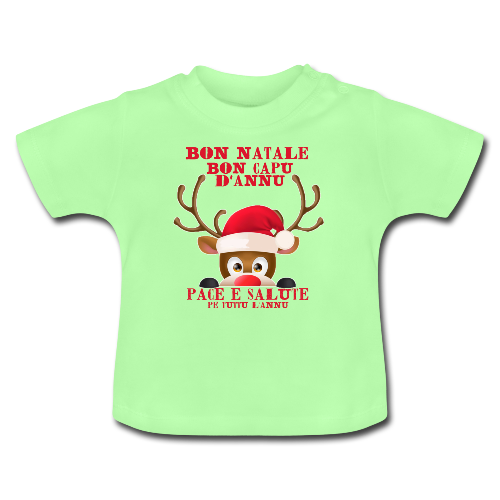 T-shirt Bébé Bon Natale ! - Ochju Ochju vert menthe / 3-6 mois SPOD T-shirt Bébé T-shirt Bébé Bon Natale !