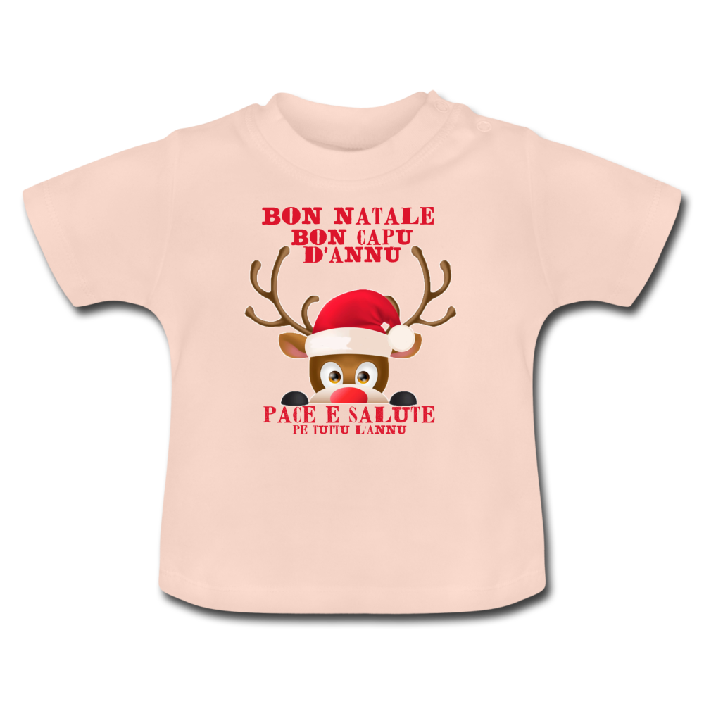 T-shirt Bébé Bon Natale ! - Ochju Ochju rose cristal / 3-6 mois SPOD T-shirt Bébé T-shirt Bébé Bon Natale !