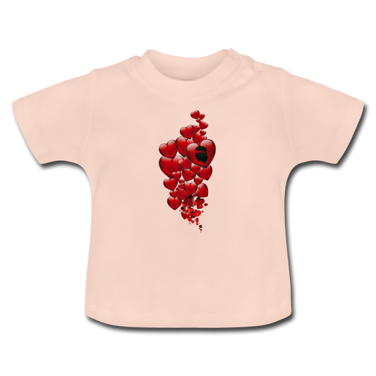 T-shirt Bébé Coeurs Corses - Ochju Ochju rose cristal / 3-6 mois SPOD T-shirt Bébé T-shirt Bébé Coeurs Corses