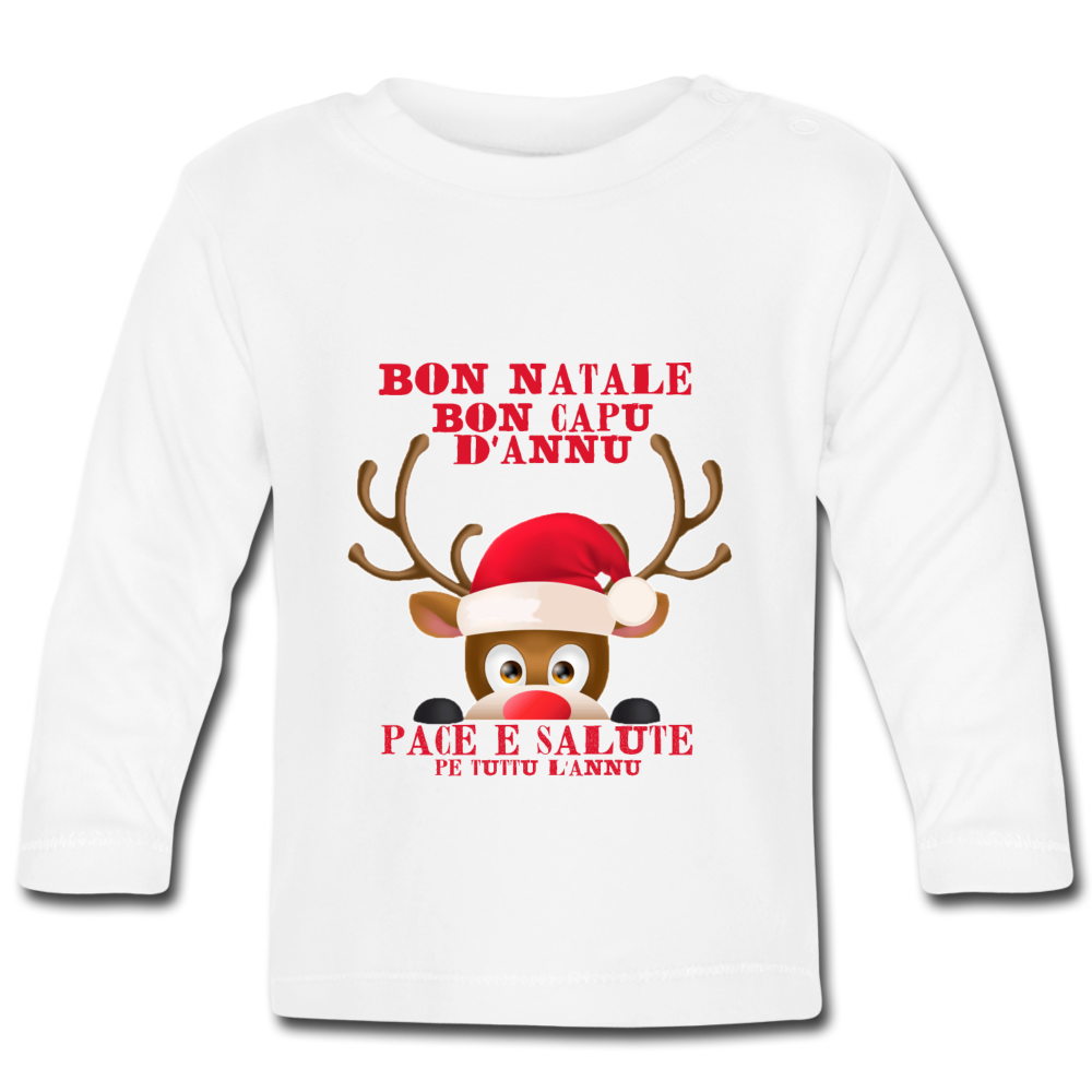 T-shirt Bébé Bon Natale ! - Ochju Ochju blanc / 3-6 mois SPOD T-shirt manches longues Bébé T-shirt Bébé Bon Natale !