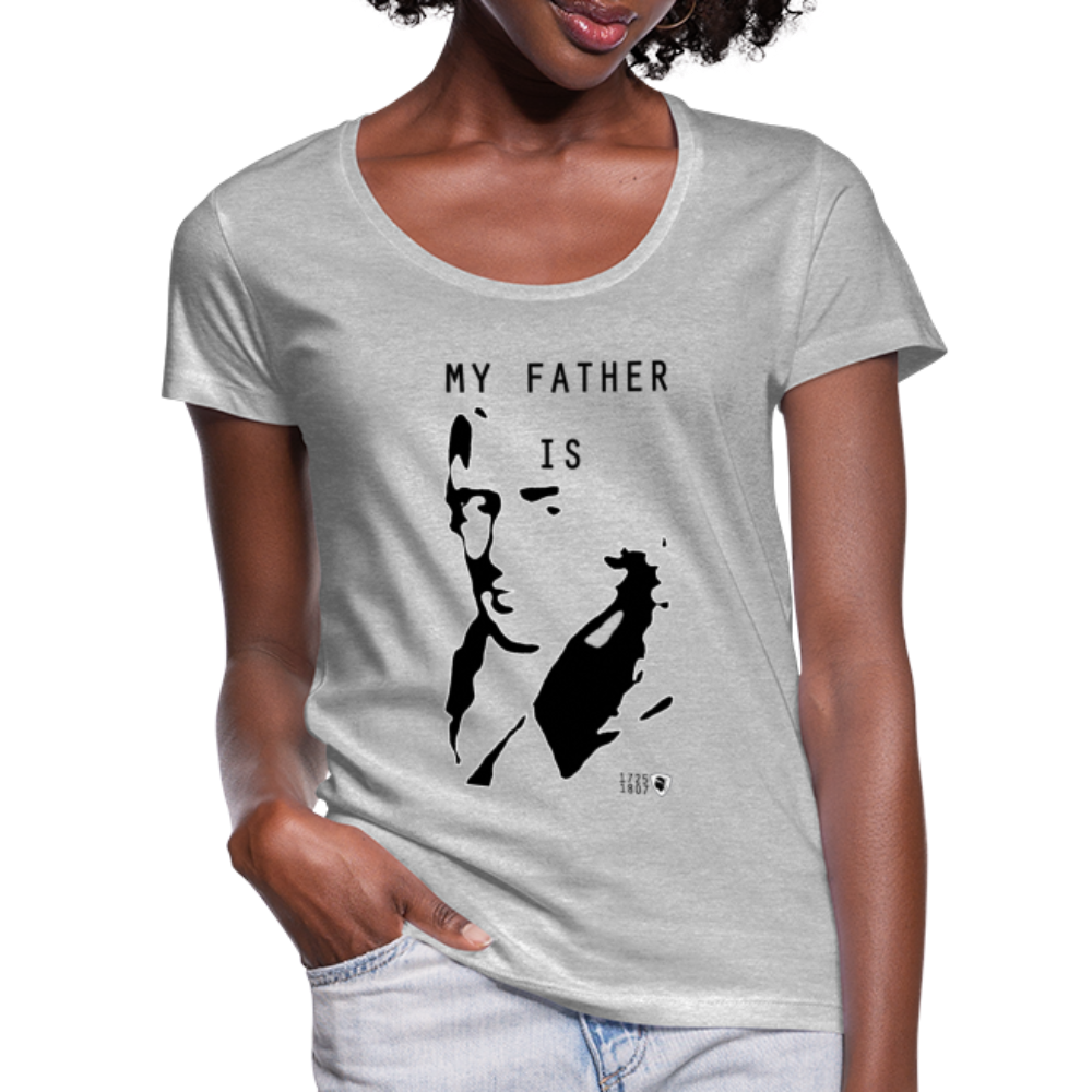 T-shirt col U My Father is Paoli - Ochju Ochju gris chiné / S SPOD T-shirt col U Femme T-shirt col U My Father is Paoli