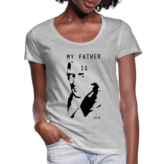 T-shirt col U My Father is Paoli - Ochju Ochju gris chiné / S SPOD T-shirt col U Femme T-shirt col U My Father is Paoli