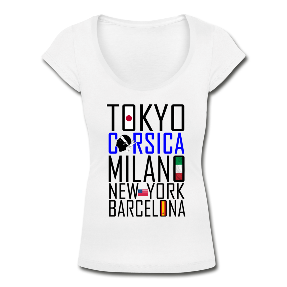 T-shirt col U Tokyo, Corsica - Ochju Ochju SPOD T-shirt col U Femme T-shirt col U Tokyo, Corsica