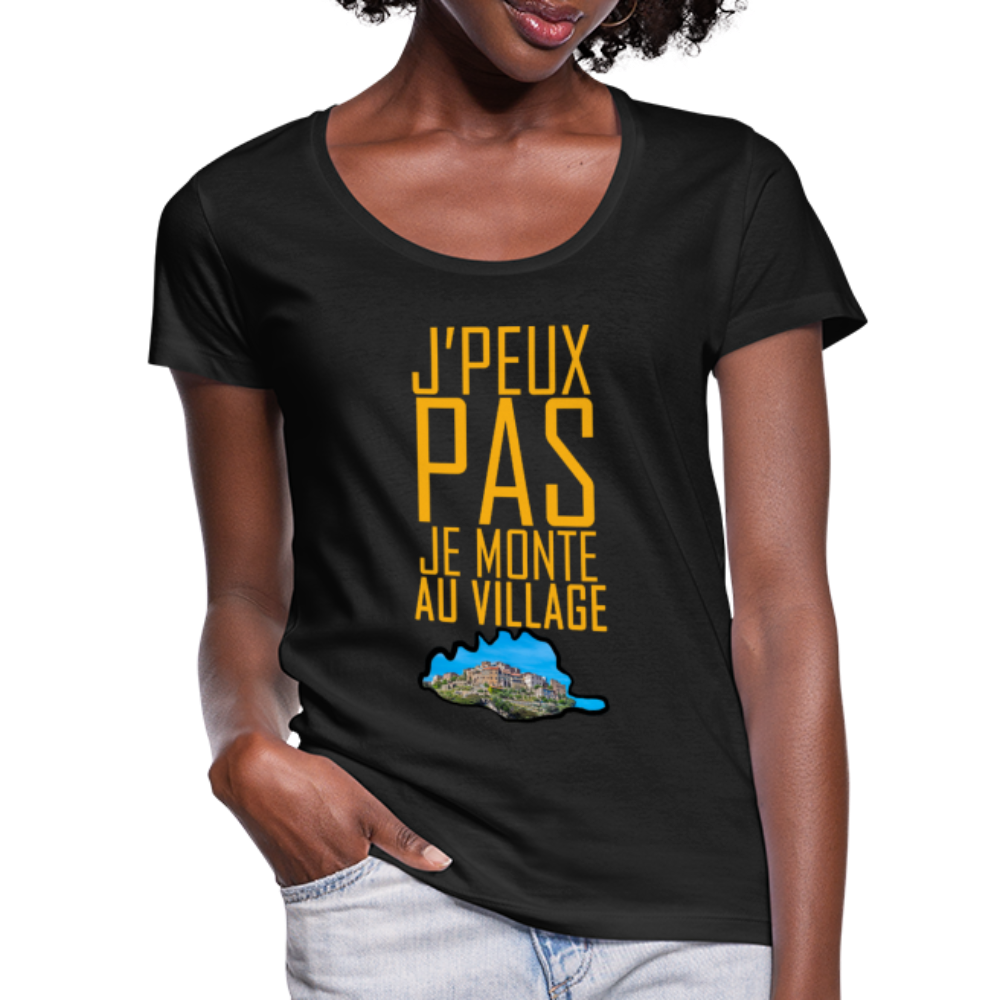 T-shirt col U Je Monte au Village - Ochju Ochju SPOD T-shirt col U Femme T-shirt col U Je Monte au Village