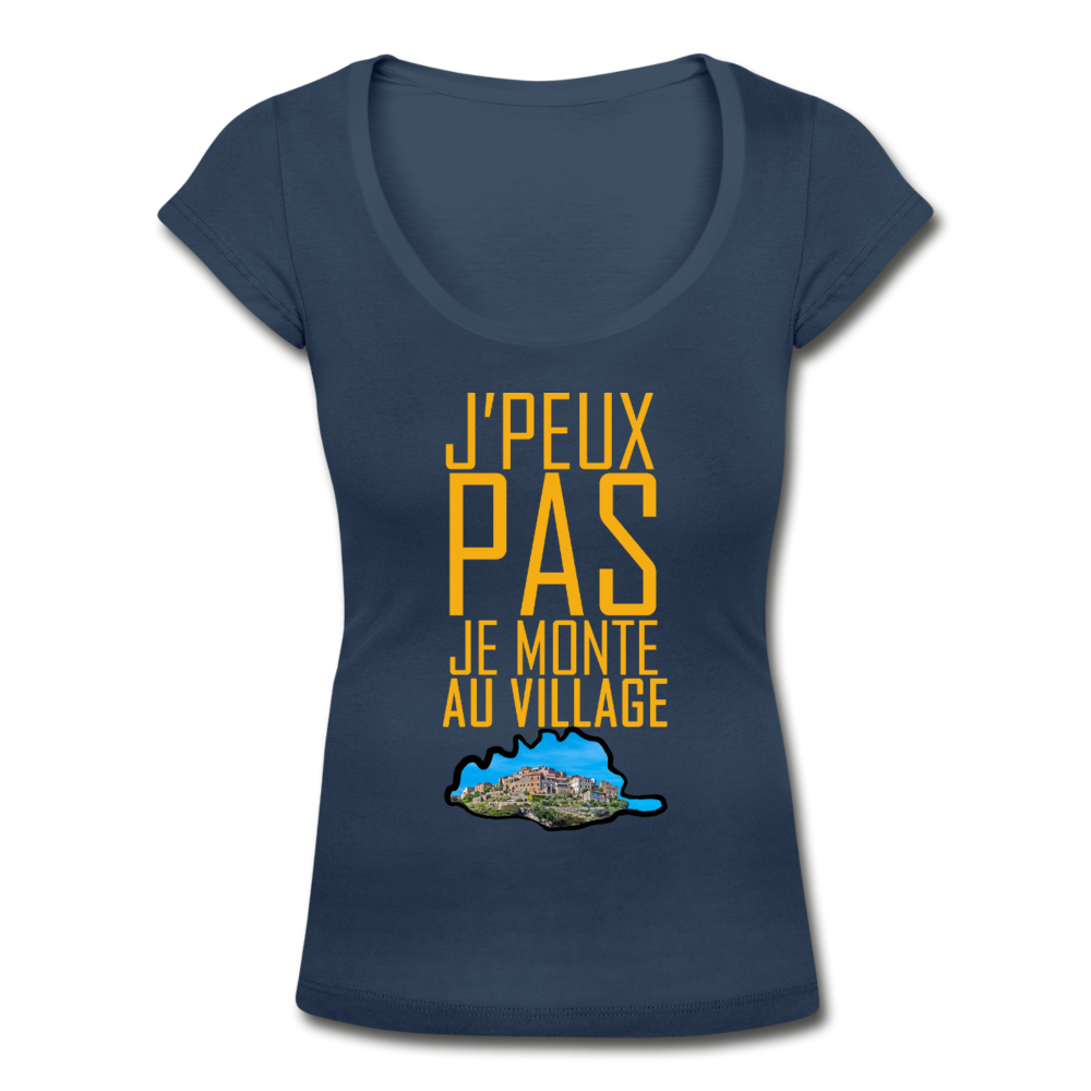 T-shirt col U Je Monte au Village - Ochju Ochju SPOD T-shirt col U Femme T-shirt col U Je Monte au Village