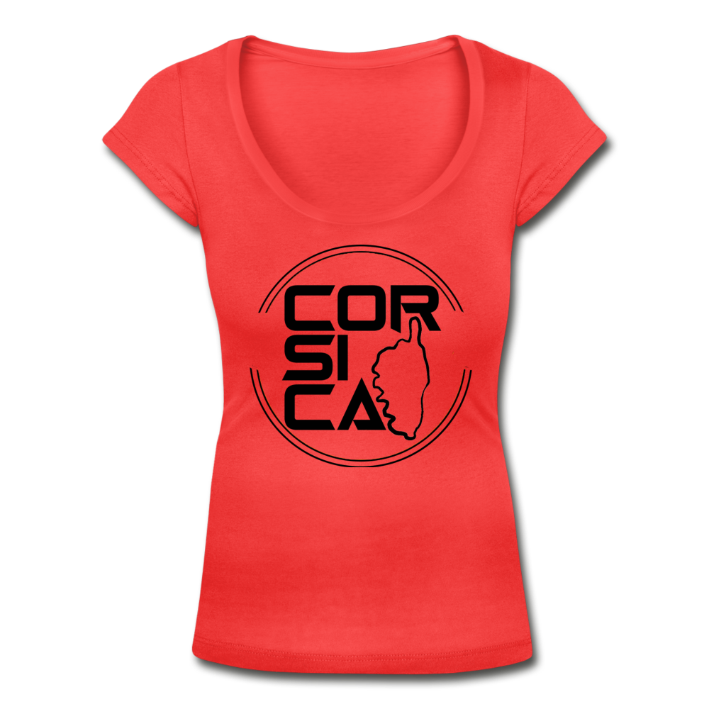 T-shirt col U Corsica - Ochju Ochju corail / S SPOD T-shirt col U Femme T-shirt col U Corsica