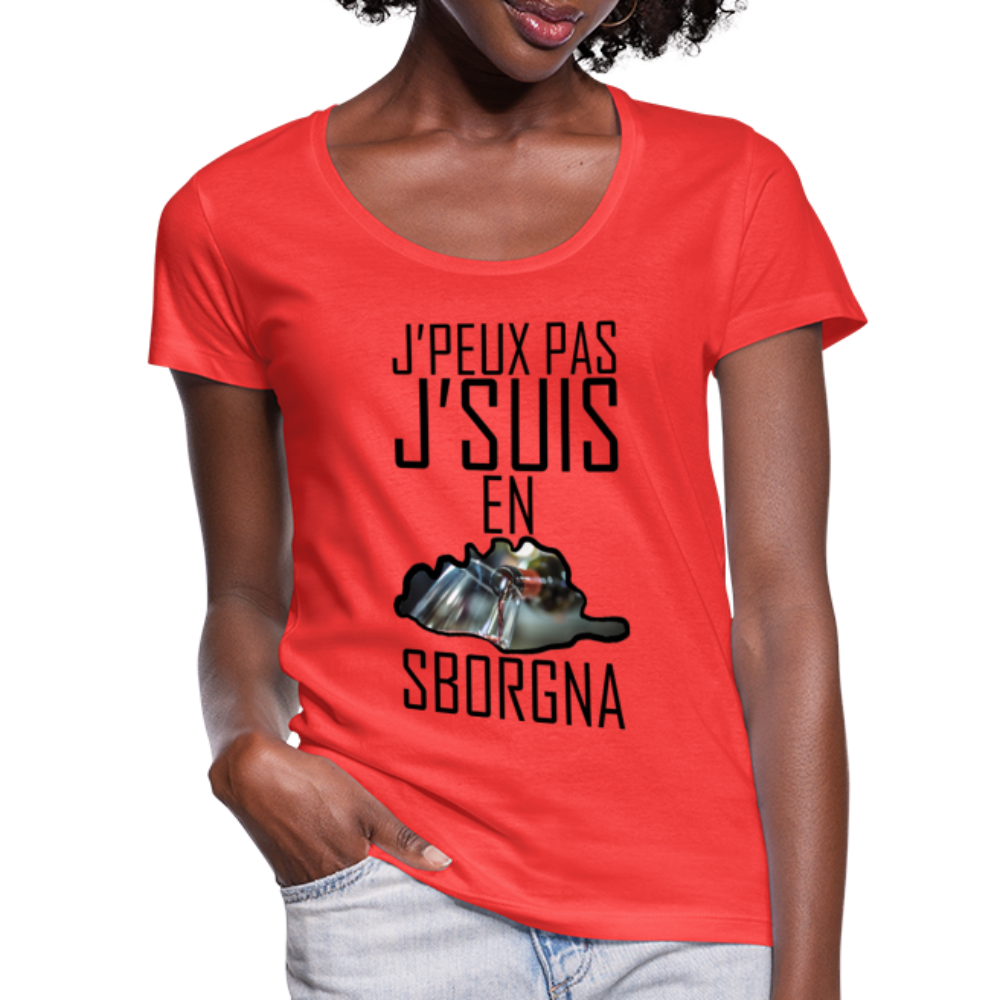 T-shirt col U J'Suis en Sborgna - Ochju Ochju SPOD T-shirt col U Femme T-shirt col U J'Suis en Sborgna