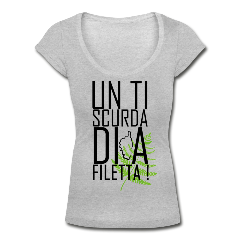 T-shirt col U A Filetta ! - Ochju Ochju SPOD T-shirt col U Femme T-shirt col U A Filetta !