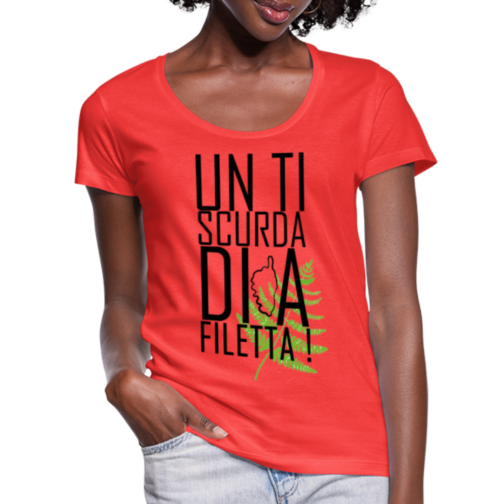 T-shirt col U A Filetta ! - Ochju Ochju corail / S SPOD T-shirt col U Femme T-shirt col U A Filetta !