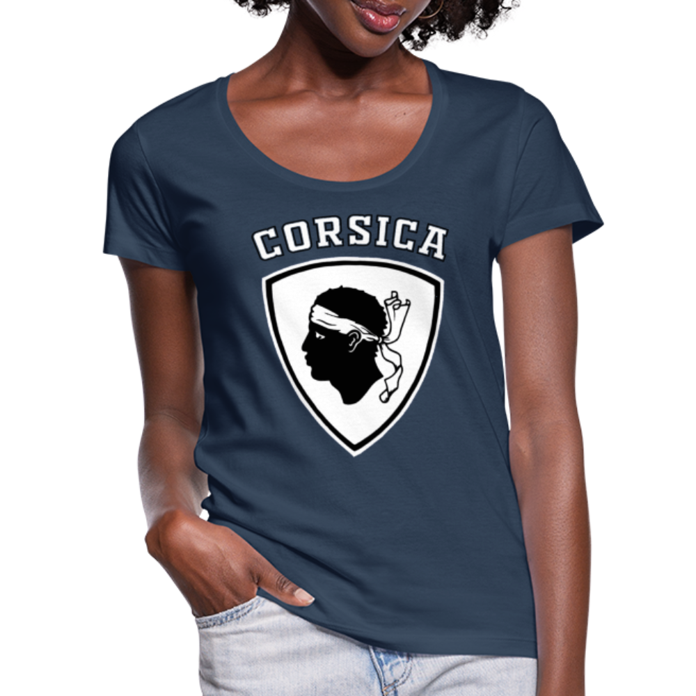 T-shirt col U Blason Tête de Maure - Ochju Ochju SPOD T-shirt col U Femme T-shirt col U Blason Tête de Maure