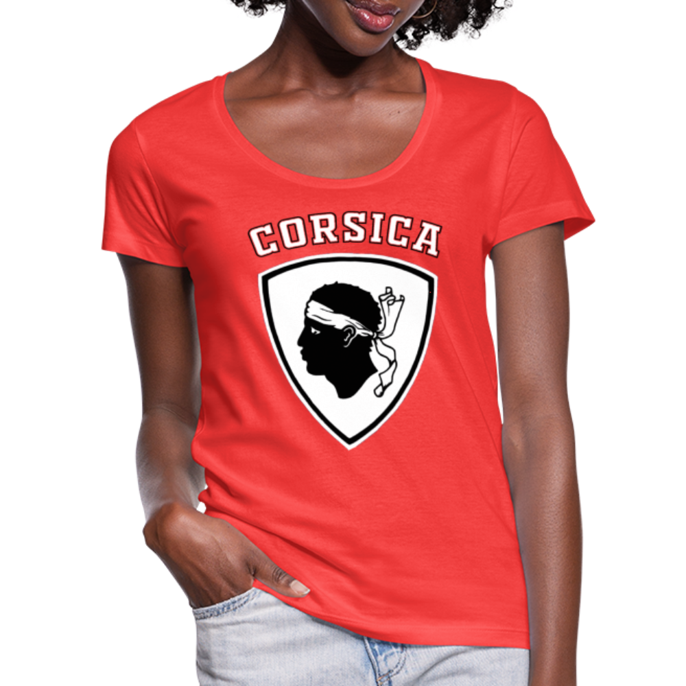 T-shirt col U Blason Tête de Maure - Ochju Ochju SPOD T-shirt col U Femme T-shirt col U Blason Tête de Maure