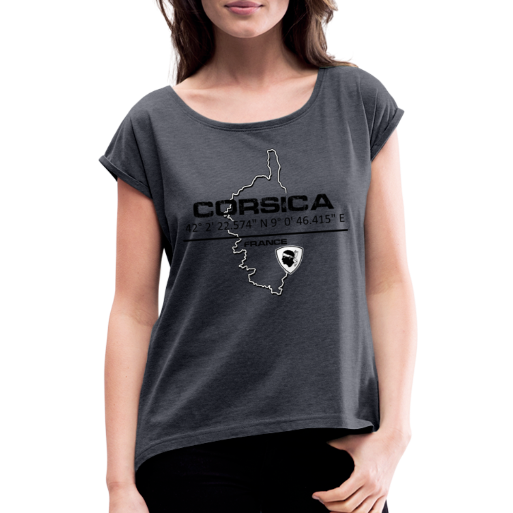 T-shirt à manches retroussées GPS Corsica - Ochju Ochju SPOD T-shirt à manches retroussées Femme T-shirt à manches retroussées GPS Corsica