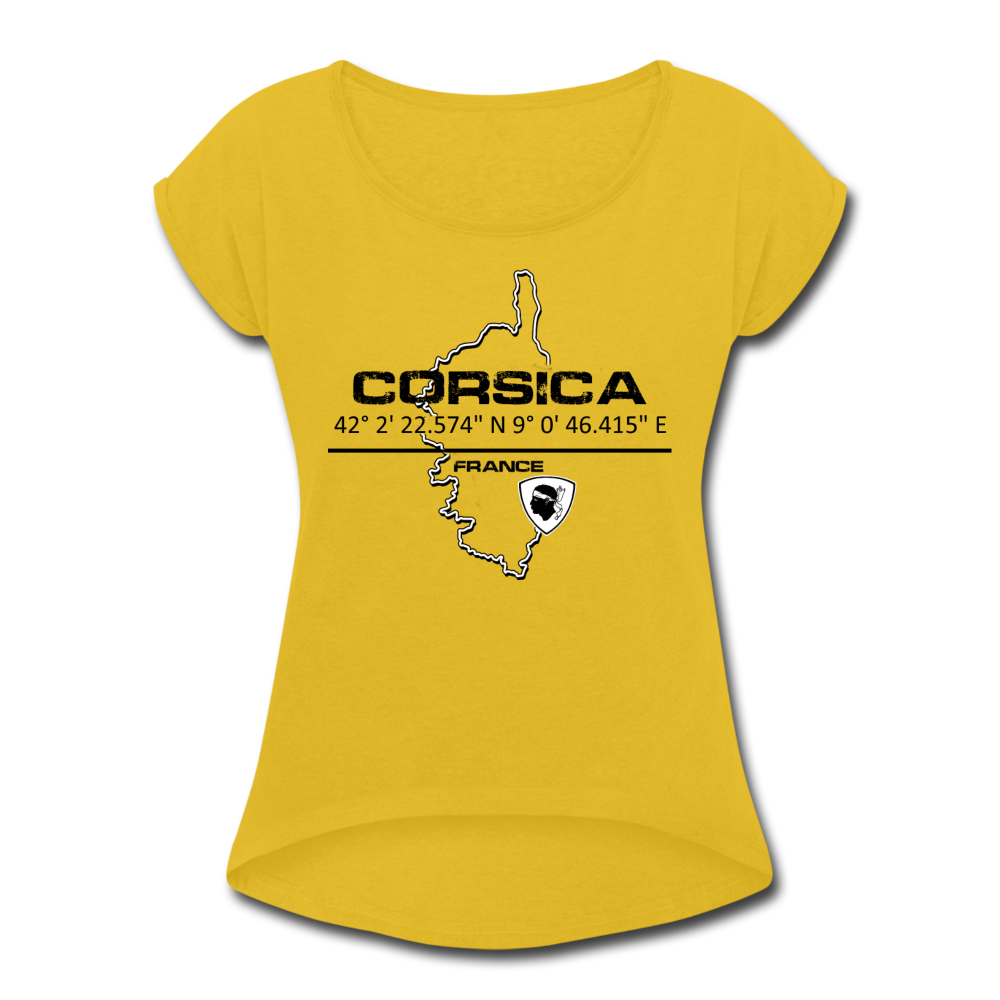 T-shirt à manches retroussées GPS Corsica - Ochju Ochju SPOD T-shirt à manches retroussées Femme T-shirt à manches retroussées GPS Corsica