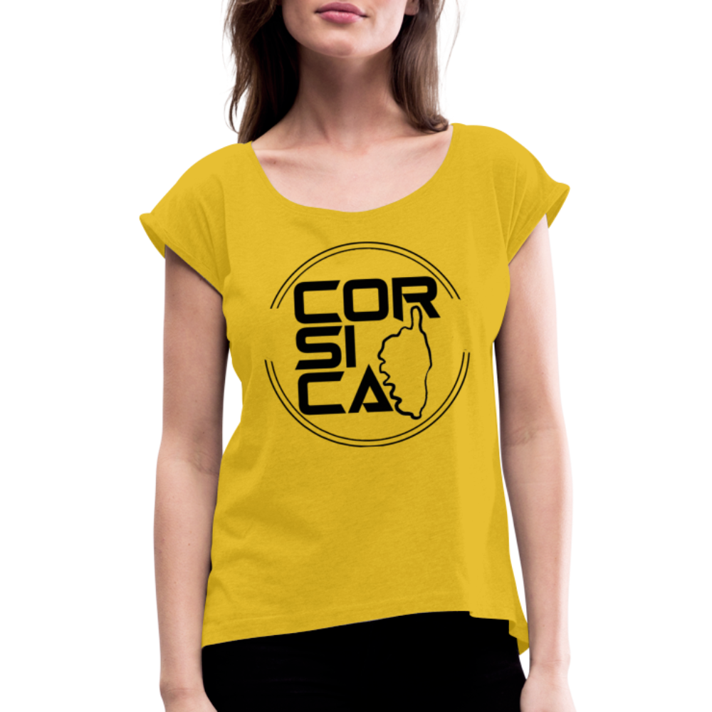 T-shirt à manches retroussées Corsica - Ochju Ochju SPOD T-shirt à manches retroussées Femme T-shirt à manches retroussées Corsica
