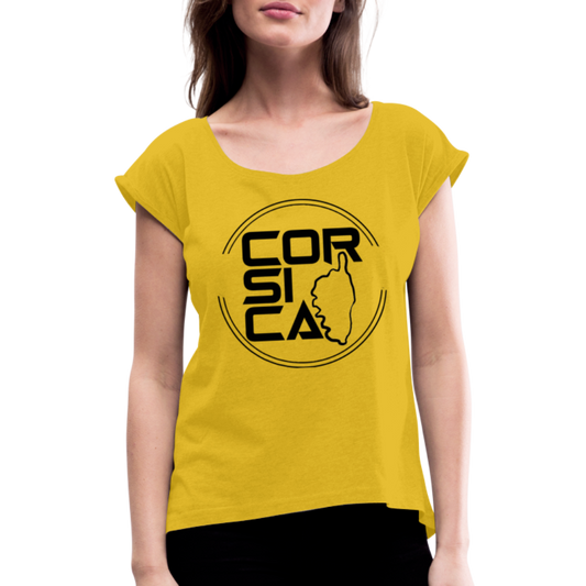 T-shirt à manches retroussées Corsica - Ochju Ochju SPOD T-shirt à manches retroussées Femme T-shirt à manches retroussées Corsica