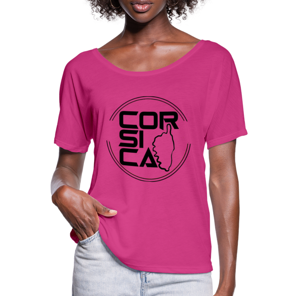 T-shirt manches chauve-souris Corsica - Ochju Ochju rose fuchsia / S SPOD T-shirt manches chauve-souris Femme Bella + Canvas T-shirt manches chauve-souris Corsica