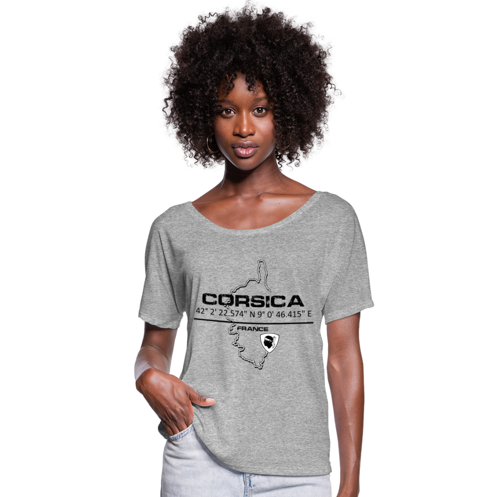 T-shirt manches chauve-souris GPS Corsica - Ochju Ochju SPOD T-shirt manches chauve-souris Femme Bella + Canvas T-shirt manches chauve-souris GPS Corsica