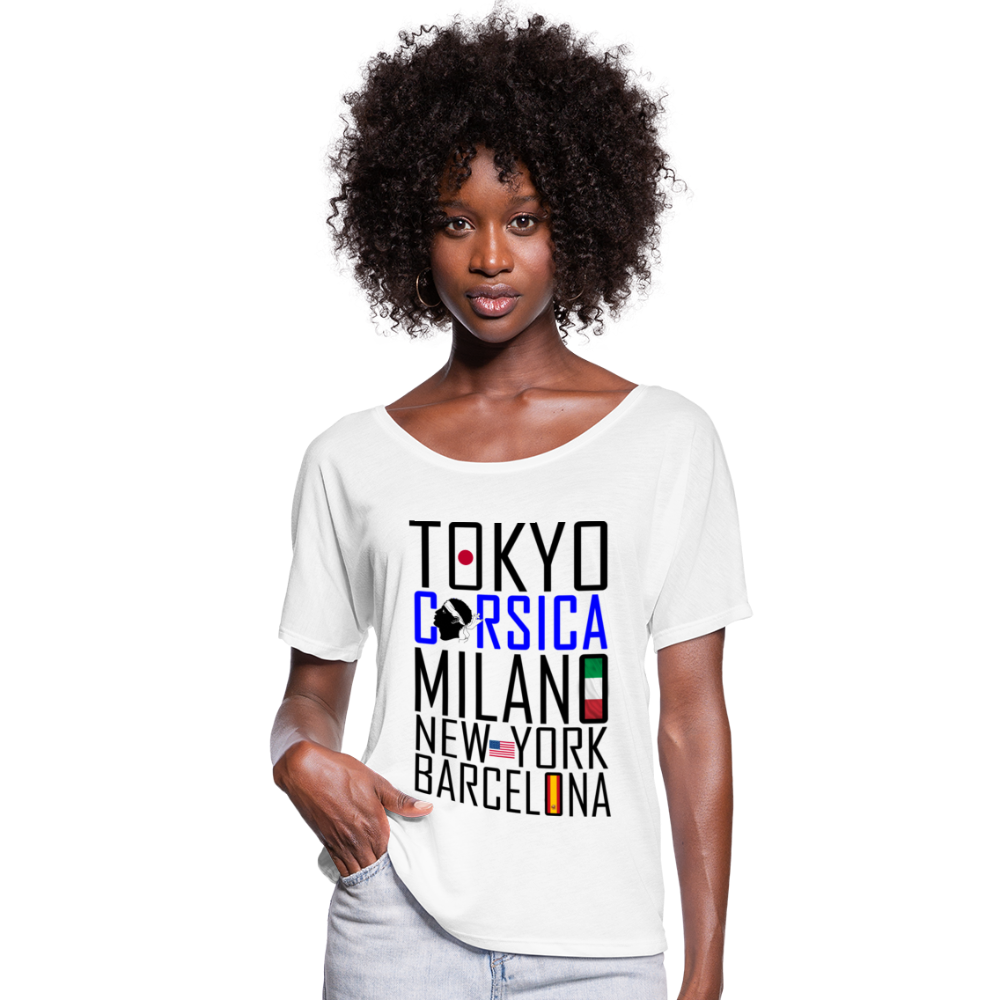 T-shirt manches chauve-souris Tokyo, Corsica ... - Ochju Ochju SPOD T-shirt manches chauve-souris Femme Bella + Canvas T-shirt manches chauve-souris Tokyo, Corsica ...