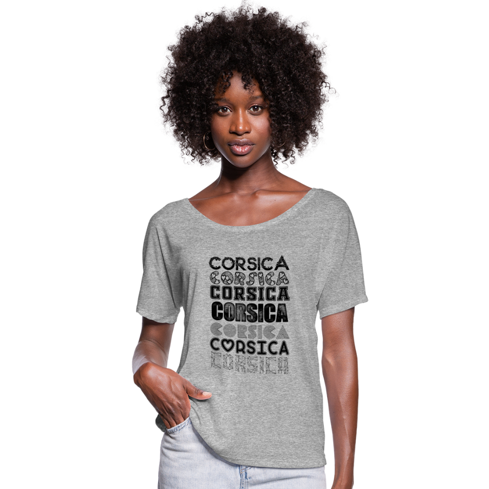 T-shirt manches chauve-souris Corsica - Ochju Ochju SPOD T-shirt manches chauve-souris Femme Bella + Canvas T-shirt manches chauve-souris Corsica