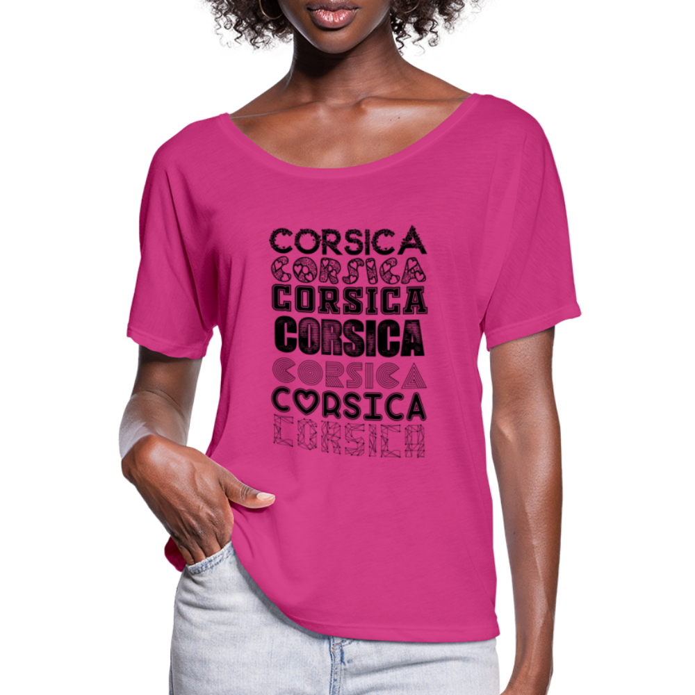T-shirt manches chauve-souris Corsica - Ochju Ochju SPOD T-shirt manches chauve-souris Femme Bella + Canvas T-shirt manches chauve-souris Corsica