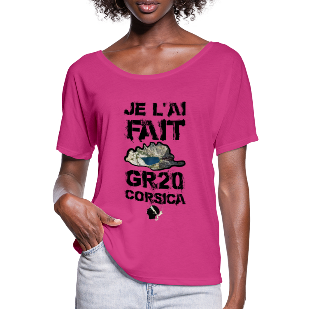 T-shirt manches chauve-souris GR20 Corsica - Ochju Ochju SPOD T-shirt manches chauve-souris Femme Bella + Canvas T-shirt manches chauve-souris GR20 Corsica